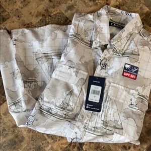 Chaps Men’s size small Sun protection 50+ shirt
